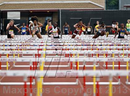 Thumbnail 3 in Arcadia Invitational (100 M Hurdles) photogallery.