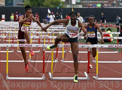Thumbnail 2 in Arcadia Invitational (100 M Hurdles) photogallery.
