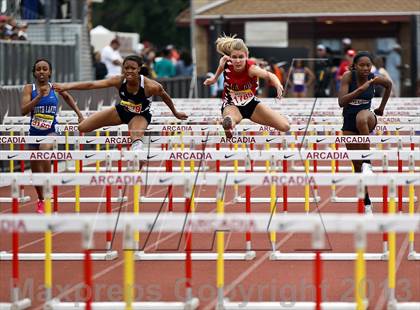 Thumbnail 1 in Arcadia Invitational (100 M Hurdles) photogallery.