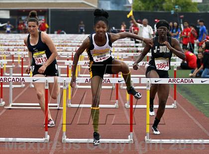 Thumbnail 3 in Arcadia Invitational (100 M Hurdles) photogallery.