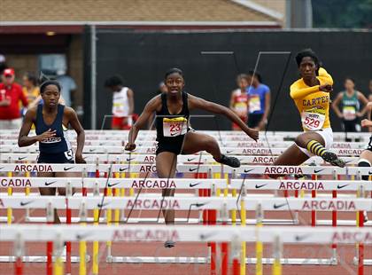 Thumbnail 1 in Arcadia Invitational (100 M Hurdles) photogallery.