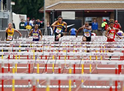 Thumbnail 2 in Arcadia Invitational (100 M Hurdles) photogallery.