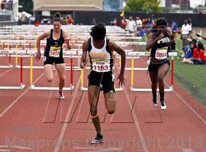 Thumbnail 2 in Arcadia Invitational (100 M Hurdles) photogallery.