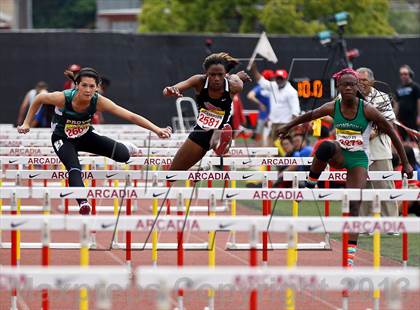 Thumbnail 1 in Arcadia Invitational (100 M Hurdles) photogallery.