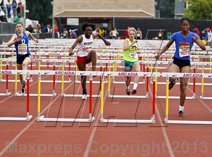 Thumbnail 3 in Arcadia Invitational (100 M Hurdles) photogallery.