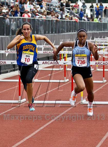 Thumbnail 3 in Arcadia Invitational (100 M Hurdles) photogallery.