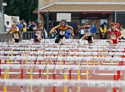 Thumbnail 3 in Arcadia Invitational (100 M Hurdles) photogallery.