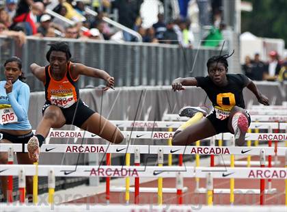 Thumbnail 1 in Arcadia Invitational (100 M Hurdles) photogallery.