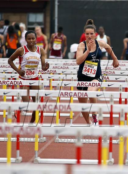 Thumbnail 3 in Arcadia Invitational (100 M Hurdles) photogallery.
