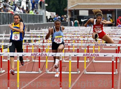 Thumbnail 1 in Arcadia Invitational (100 M Hurdles) photogallery.