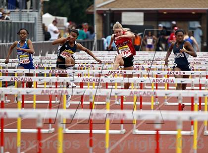 Thumbnail 2 in Arcadia Invitational (100 M Hurdles) photogallery.