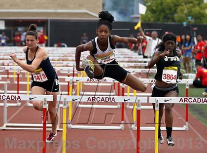 Thumbnail 1 in Arcadia Invitational (100 M Hurdles) photogallery.
