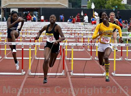 Thumbnail 3 in Arcadia Invitational (100 M Hurdles) photogallery.