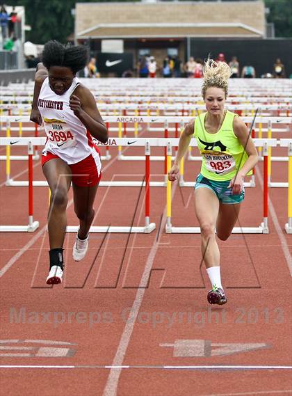 Thumbnail 2 in Arcadia Invitational (100 M Hurdles) photogallery.