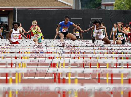 Thumbnail 2 in Arcadia Invitational (100 M Hurdles) photogallery.
