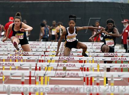 Thumbnail 1 in Arcadia Invitational (100 M Hurdles) photogallery.