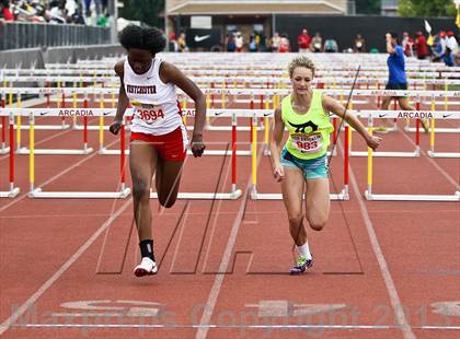 Thumbnail 3 in Arcadia Invitational (100 M Hurdles) photogallery.