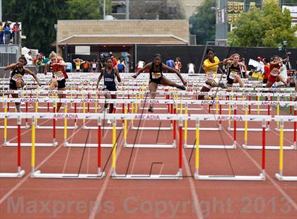 Thumbnail 1 in Arcadia Invitational (100 M Hurdles) photogallery.