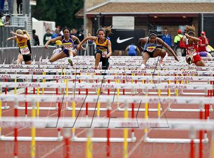Thumbnail 1 in Arcadia Invitational (100 M Hurdles) photogallery.