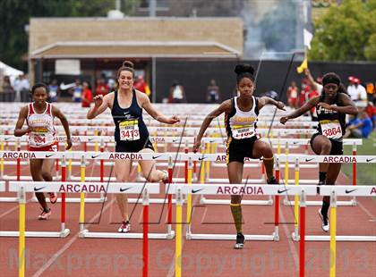 Thumbnail 1 in Arcadia Invitational (100 M Hurdles) photogallery.