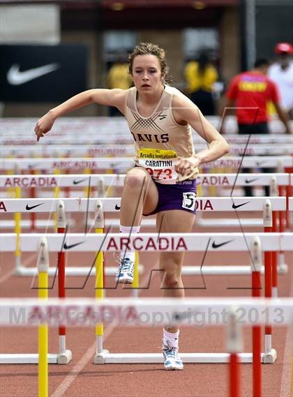 Thumbnail 2 in Arcadia Invitational (100 M Hurdles) photogallery.
