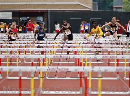 Thumbnail 1 in Arcadia Invitational (100 M Hurdles) photogallery.