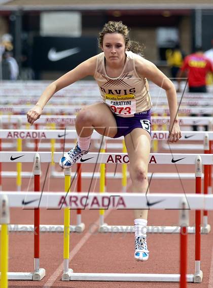 Thumbnail 1 in Arcadia Invitational (100 M Hurdles) photogallery.