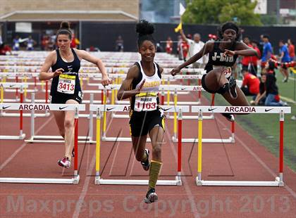 Thumbnail 2 in Arcadia Invitational (100 M Hurdles) photogallery.