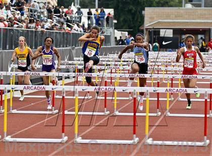 Thumbnail 1 in Arcadia Invitational (100 M Hurdles) photogallery.