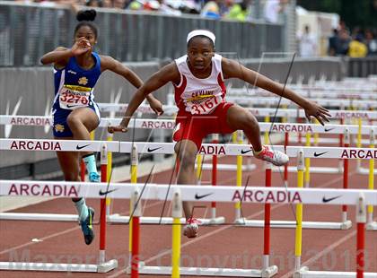 Thumbnail 2 in Arcadia Invitational (100 M Hurdles) photogallery.