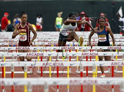 Thumbnail 3 in Arcadia Invitational (100 M Hurdles) photogallery.