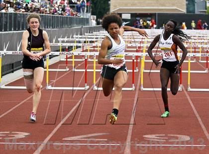 Thumbnail 3 in Arcadia Invitational (100 M Hurdles) photogallery.