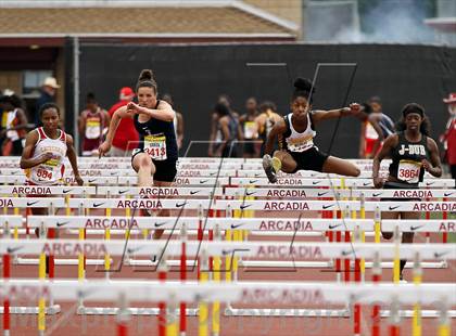 Thumbnail 3 in Arcadia Invitational (100 M Hurdles) photogallery.