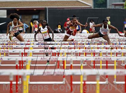 Thumbnail 1 in Arcadia Invitational (100 M Hurdles) photogallery.