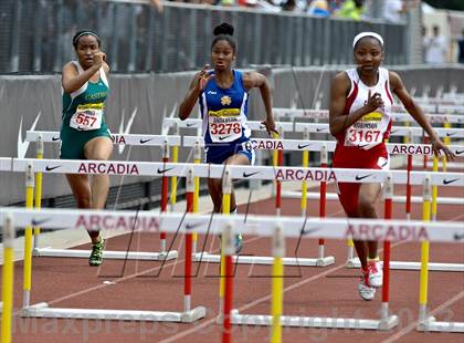Thumbnail 2 in Arcadia Invitational (100 M Hurdles) photogallery.