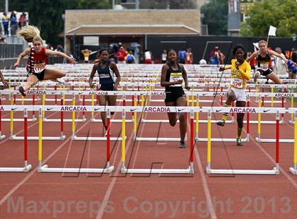 Thumbnail 1 in Arcadia Invitational (100 M Hurdles) photogallery.