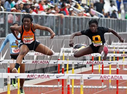 Thumbnail 2 in Arcadia Invitational (100 M Hurdles) photogallery.