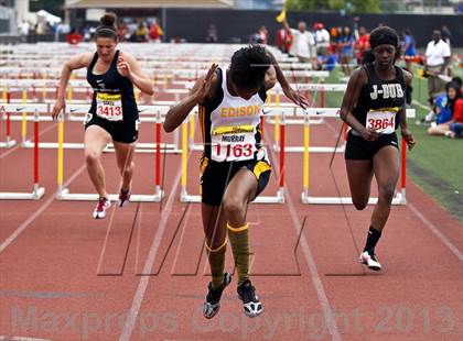 Thumbnail 3 in Arcadia Invitational (100 M Hurdles) photogallery.