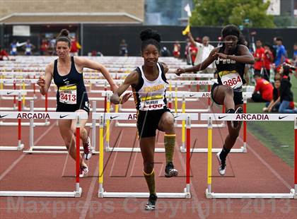 Thumbnail 1 in Arcadia Invitational (100 M Hurdles) photogallery.