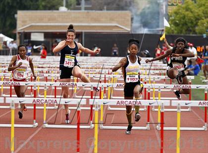 Thumbnail 2 in Arcadia Invitational (100 M Hurdles) photogallery.
