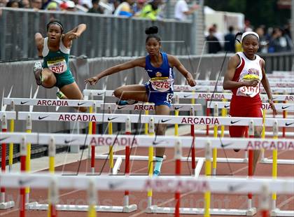 Thumbnail 1 in Arcadia Invitational (100 M Hurdles) photogallery.