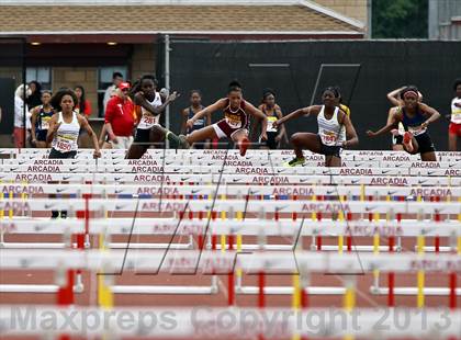 Thumbnail 1 in Arcadia Invitational (100 M Hurdles) photogallery.