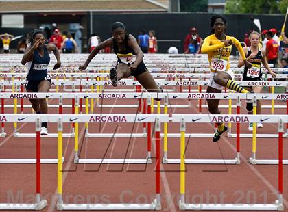Thumbnail 1 in Arcadia Invitational (100 M Hurdles) photogallery.