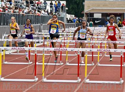 Thumbnail 3 in Arcadia Invitational (100 M Hurdles) photogallery.