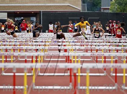 Thumbnail 3 in Arcadia Invitational (100 M Hurdles) photogallery.