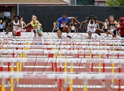 Thumbnail 3 in Arcadia Invitational (100 M Hurdles) photogallery.