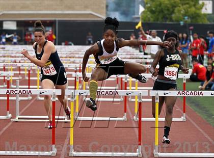 Thumbnail 2 in Arcadia Invitational (100 M Hurdles) photogallery.