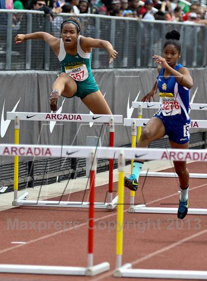 Thumbnail 3 in Arcadia Invitational (100 M Hurdles) photogallery.