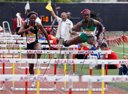 Thumbnail 1 in Arcadia Invitational (100 M Hurdles) photogallery.