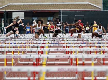 Thumbnail 2 in Arcadia Invitational (100 M Hurdles) photogallery.